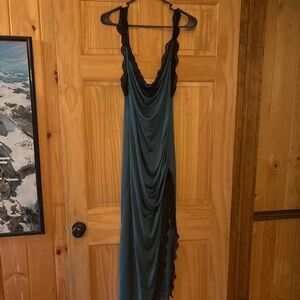 Anthropologie low back slip dress
